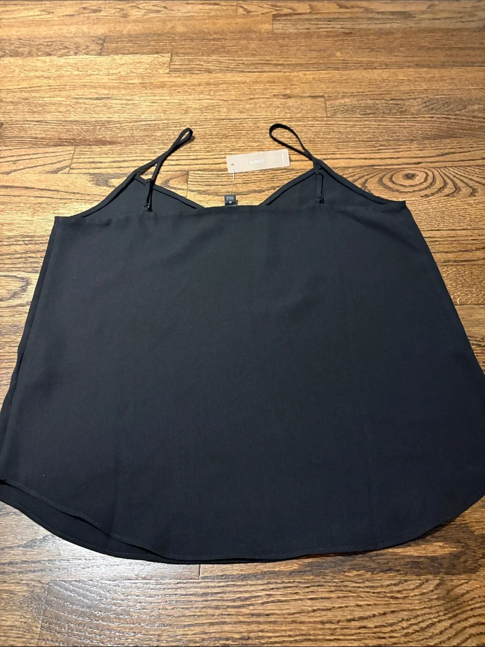 Jcrew black vneck camisole
